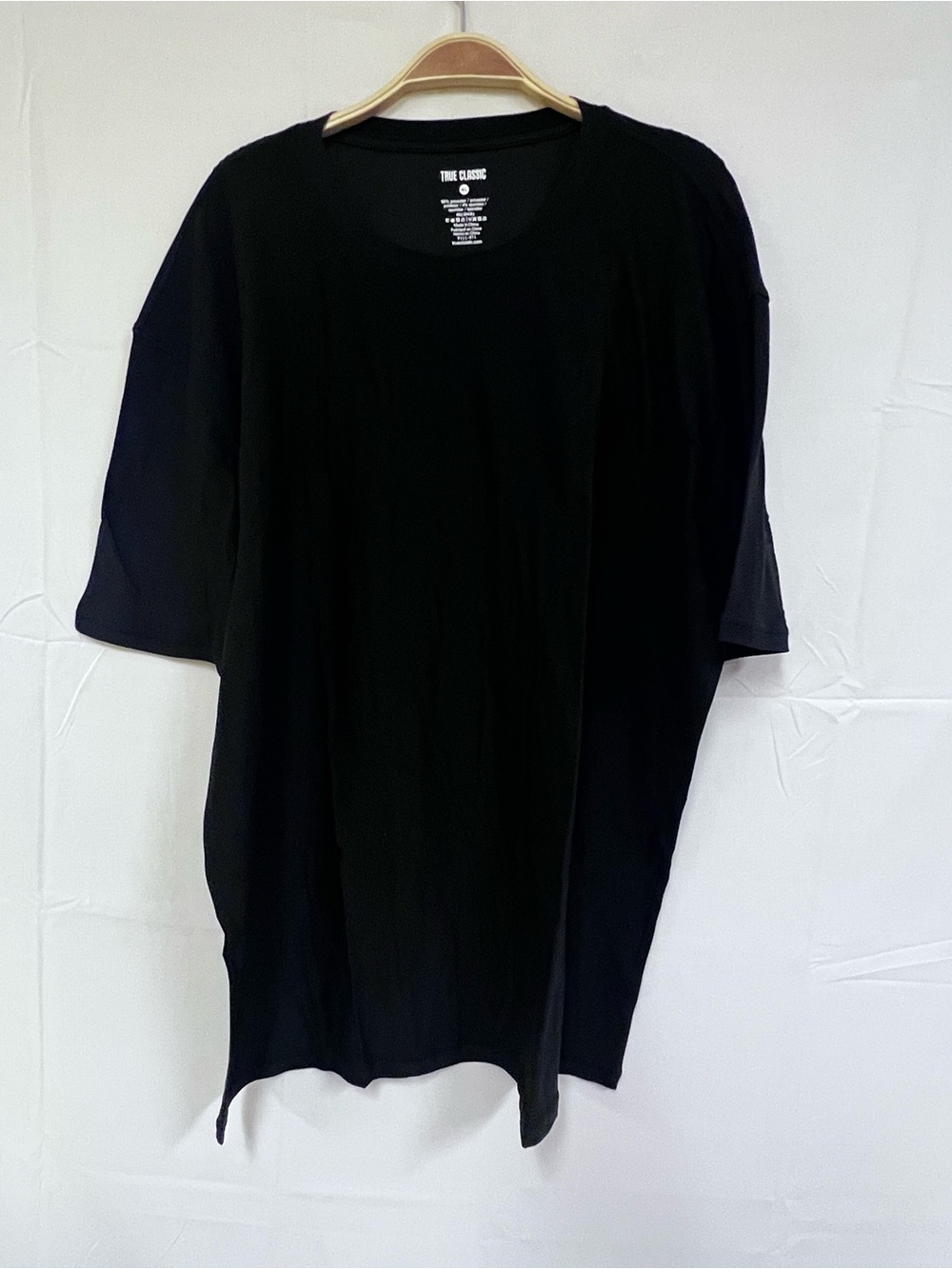New True Classic black shirt size: XL